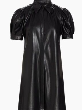 Alice + Olivia Jem Faux Leather Dress